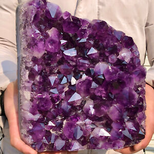 New Listing14.3LB  Natural Amethyst geode quartz cluster crystal specimenHealing