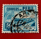 Peru: 1938 Local Motives 50 C. Collectible Stamp.