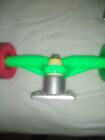 Gullwing skateboard Trucks super Pro 3  GREEN  with Dogtown K9 wheels and reds b