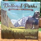NEW National Parks Classic Travel Posters 2020 Wall Calendar COLLECTIBLE 12