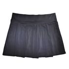 Sexy Stretchy Pleated Mini Skirt - Black Unisex crossdresser transgender