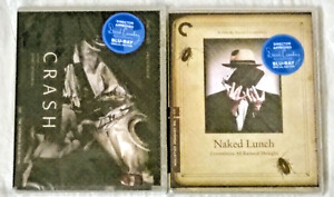 New ListingCrash+Naked Lunch (Criterion Collection Blu-ray Lot) David Cronenberg Horror New