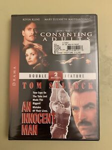 Consenting Adults & An Innocent Man - New Sealed DVD DOUBLE FEATURE