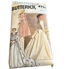 Butterick 4743 Wedding Bridesmaid Dress Misses Vintage 1987 Pattern 8 10 12 New