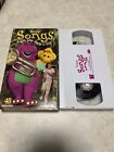 Barney Songs From The Park VHS Home Video Tape RARE Sing-Along