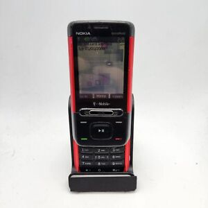 Nokia XpressMusic 5610 Vintage Slider Phone (T-Mobile) - Red - ASIS #1206