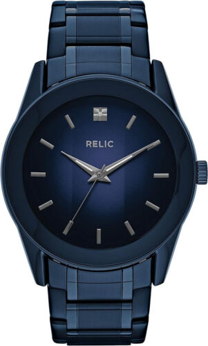 Relic by Fossil Men's Blue Rylan Quartz Watch  Stainless Steel  ZR77281