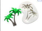 palm trees ocean mold food safe fondant clay chocolate FAST Free Ship