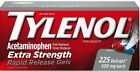 TYLENOL Extra Strength 500mg Rapid Release Gels Acetaminophen - 225 Ct exp 6/24+