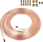 Brake Line Tubing Kit Copper Nickel 3/16 OD 25 Foot Coil Roll All Size F