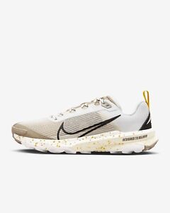 New Nike Kiger 9 Trail Running Shoes - White/ Vivid Sulfur (DR2693-100)