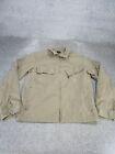 Paul Smith Jacket Mens Large Brown Cotton Bomber *Stain