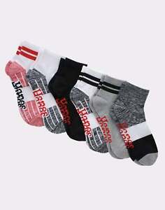 Hanes Ankle Socks 6 Pack Originals Men's Moisture Wicking Breathable Cushioned