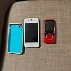 iPhone 4 A1349 & Coby 4p3 Player 4 GB Lot Of 2