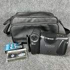 Vintage Sharp 8 Viewcam VL-E33 Camcorder Video Camera Bag Tapes NOT TESTED AS IS