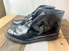 Bates Lites Chukka Boot Mens Size 11 Black Leather Cushioned Dress Formal Buckle