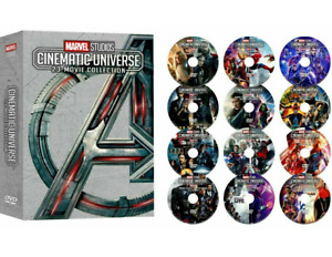 Marvel Studios Cinematic Universe 23 Movie Collection DVD 12-Disc Box Set