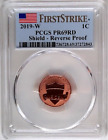 2019-W Lincoln Cent (Penny)-PCGS PR69 RD Reverse Proof-First Strike