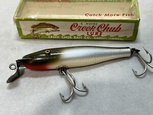 Vintage Creek Chub 703 SW Special Saltwater Pikie Wood Fishing Lure With Box