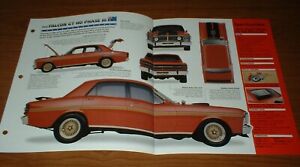 ★★1971 FORD FALCON GT HO III ORIGINAL IMP BROCHURE SPECS INFO 71 351 SHAKER★★ (For: More than one vehicle)