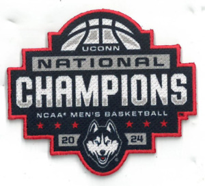 UCONN Huskies 2023-24 National Basketball Champion Jersey Patch NCAA Final Four