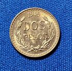 1945 Mexican Dos Pesos, Mexico Mexican 2 Peso Gold Coin .0482 TOZ AGW  BU-UNC