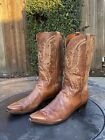 Lucchese 1883 Cowboy Western Boots Brown Leather Mens Size 11 D