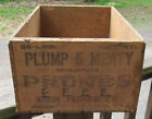 New ListingVtg Wood Shipping Crate Box Santa Clara Prunes Plump & Meaty 25 Lbs
