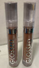 SEPHORA 120 Fly - shimmering peachy nude Lip Gloss Size 0.1 Set Of 2