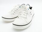 Crocs Hover Lace Up Canvas Athletic Tennis Sneaker Shoes White size 11 Mens