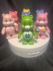 Vintage Care Bears TCFC PVC Figurines Movable Arms Lot of 7 3” Figures