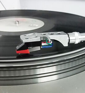 Silver Headshell w/ Stereo Moving Magnet Cartridge with new Diamond Stylus