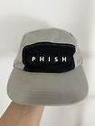 RARE VTG Phish Jam Band Tour Five Panel Hat Cap 90s Rock Gray Black USA