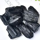 Raw Rough Black Tourmaline Chunk Healing Crystal Mineral Rock for DIY 1PCS