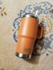 Desert Clay Orange YETI Rambler 20 oz Travel Mug with Straw Lid & Handle