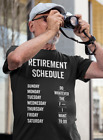 Funny Retirement Shirt, Retirement Schedule Rude Sarcasm Tee , Retirement Gift