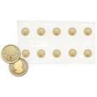 2024 Canada Gold Maple Leaf 1/2 oz $20 - BU - Sheet of Ten 10 Coins