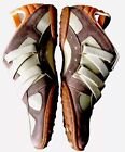 Diesel Y2K Moslette Women’s Brown Orange Leather Sneakers US-9 EU-40 NWOB Rare