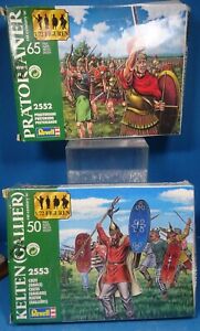 Revell figures1/72  #02552/53  Romans & Gauls plastic 115 figs1993 MIB oop