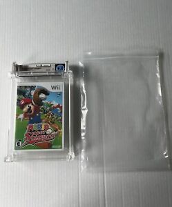 1st Print Mario Super Sluggers Nintendo Wii WATA 9.6 A+ FACTORY SEALED