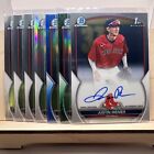 2023 Bowman Draft Chrome Auto, See Description For All Cards Justin Riemer Lot.