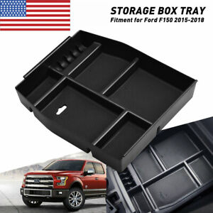 Car Center Console Armrest Storage Box Organizer Tray for Ford F-150 2015-2020