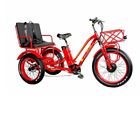 ✨️Fat Tire Electric Trike Rickshaw  750w 48v 21AH  Samsung Bike Tricycle 3 Wheel