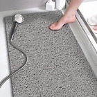 36x16 in Shower Mat Bathtub Mat Non-Slip Soft Mat with Drain PVC Loofah Bath Mat