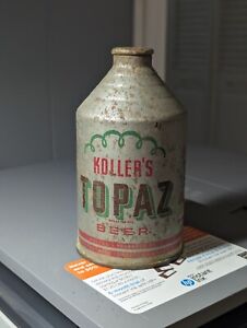 Kollers Topaz Crowntainer 12oz Cone Top Beer Can