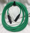 New ListingMicrophone Cable, Canare L-4E6S Quad, Neutrik Gold XLRM/XLRF, 20 ft., Green