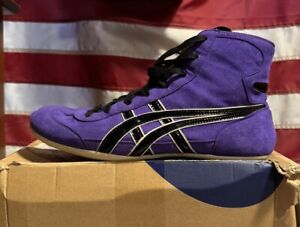 New Listingsize 9 purple asics wrestling shoes O.G ex-eo twr900