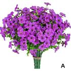 Artificial Flowers Plastic Faux Plants Home In/Outdoor Garden Decorations