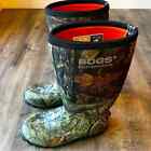 Bogs Classic High Mossy Oak Boots Mens 8 Camo Insulated Waterproof 15 IN