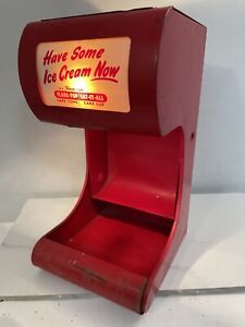 Vintage Lighted Eat It All/Flare Top Ice Cream Cone Dispenser Flare Top 14.5”